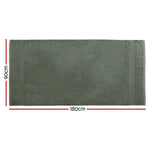 2 Pack Bath Sheets Set Cotton Extra Large Towel Green - Home & Garden > Bedding > Bed Sheets