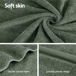 2 Pack Bath Sheets Set Cotton Extra Large Towel Green - Home & Garden > Bedding > Bed Sheets