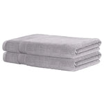 2 Pack Bath Sheets Set Cotton Extra Large Towel Grey - Home & Garden > Bedding > Bed Sheets