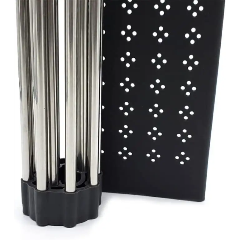 2 Pack Large Stainless Steel Roll Up Dish Drying Rack with Utensil Holder for Home Kitchen - Home & Garden > Home &