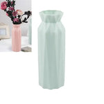 2-pack Plastic Round Vases - Simple Anti-fall Home Decor Ornaments - Pink - Home & Garden > Decor > Vases & Table Decor