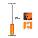2 Pcs Grey Modern Minimalist Rechargeable Atmosphere Lamp - Touch-Control Night Light for Bedroom Bar and Portable