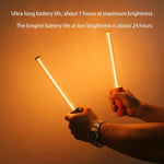 2 Pcs Grey Modern Minimalist Rechargeable Atmosphere Lamp - Touch-Control Night Light for Bedroom Bar and Portable