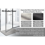 2 pcs Grey Quick-Dry Absorbent Non-Slip Bath Rug for Bathroom Kitchen & Entryway 40x60cm - Home & Garden > Bathroom