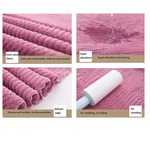 (2 PCS Light Pink) Coral Fleece Towel and Bath Towel Set - Ultra Soft Absorbent and Lint-Free for Home and Spa - Home &