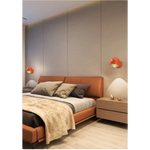 2 Pcs Orange Rechargeable Magnetic USB Table Lamp & Wall Light - 3000K/4000K/6000K Adjustable Brightness