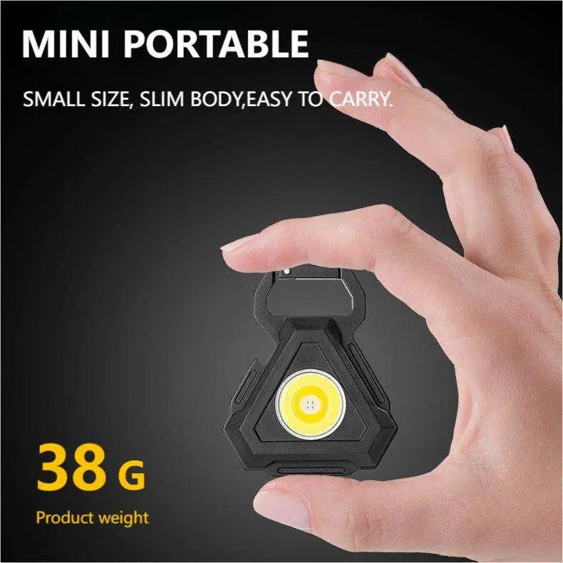2 pcs Triangle Mini flashlight for outdoor and self-defense use - Home & Garden > Lighting > Outdoor Lights