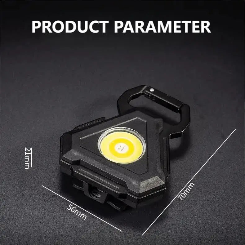 2 pcs Triangle Mini flashlight for outdoor and self-defense use - Home & Garden > Lighting > Outdoor Lights