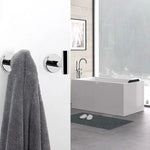 2 Pcs Wall Mount Bathroom Towel Hooks Holder Cloth Hanger Hook Kitchen Door Hanger Poliched Chrome - Pet Care > Bird >