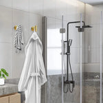 2 Pcs Wall Mount Self Adhesive Bathroom Towel Hooks Holder Cloth Hanger Hook Door Hanger Gold - Audio & Video > Musical