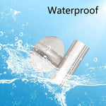 2 Pcs Wall Mount Self Adhesive Bathroom Towel Hooks Holder Cloth Hanger Hook Door Hanger Brushed Nickel - Audio & Video