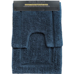 2 Piece 2200 GSM Tufted Blue Mirage Bath Mat Set by Renee Taylor - Home & Garden > Bathroom Accessories > Bath Mats &