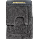 2 Piece 2200 GSM Tufted Nickel Bath Mat Set by Renee Taylor - Home & Garden > Bathroom Accessories > Bath Mats & Rugs