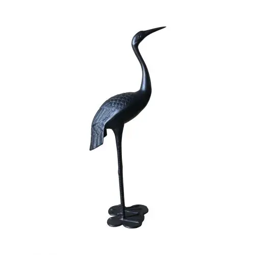 2 Piece Crane Couple Metal Statue Set - Home & Garden > Home & Garden Others