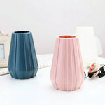 2-piece Plastic Vase for Creative Flower Arrangements - Milk White - Home & Garden > Decor > Vases & Table Decor