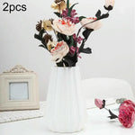 2-piece Plastic Vase for Creative Flower Arrangements - Milk White - Home & Garden > Decor > Vases & Table Decor