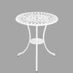 2 Seater Dominique Cast Aluminium Bistro Set - Furniture > Outdoor