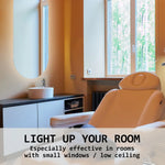 2 Set LED Wall Mirror Oval Anti-Fog Bathroom 45x100cm - Home & Garden > Decor > Mirrors