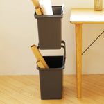 2 Set Stackable Multipurpose Laundry Basket Dark Grey - Home & Garden > Kitchen Bins