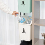 2 Set Stackable Multipurpose Laundry Basket Ivory - Home & Garden > Kitchen Bins