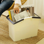 2 Set Stackable Multipurpose Laundry Basket Ivory - Home & Garden > Kitchen Bins