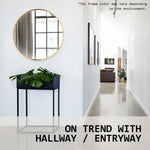 2 Set Wall Mirror Round Aluminum Frame Bathroom 70cm GOLD - Home & Garden > Decor > Mirrors