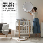2 Set Wall Mirror Round Aluminum Frame Bathroom 80cm BLACK - Home & Garden > Decor > Mirrors