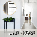 2 Set Wall Mirror Round Aluminum Frame Bathroom 80cm GOLD - Home & Garden > Decor > Mirrors