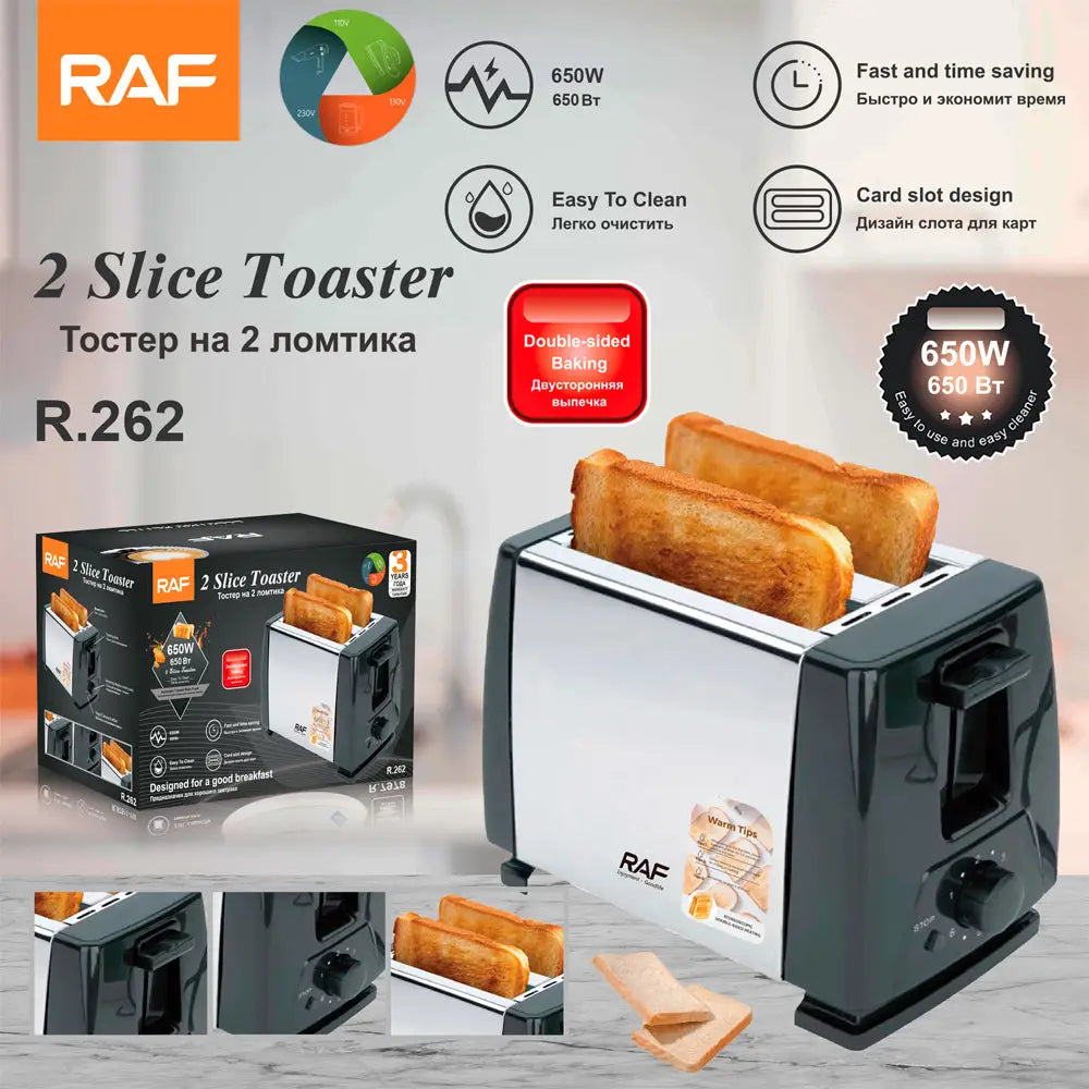 2-Slice Toaster – Perfectly Toasted Bread sandwich maker best toasties - Appliances > Kitchen Appliances > Toasters &