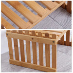 2 Tier Bamboo Plant Stand Shelves Flower Pot Rack Garden Indoor Outdoor Patio - Home & Garden > Garden Furniture