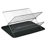 2 Tier Folding Dish Rack - Home & Garden > Storage