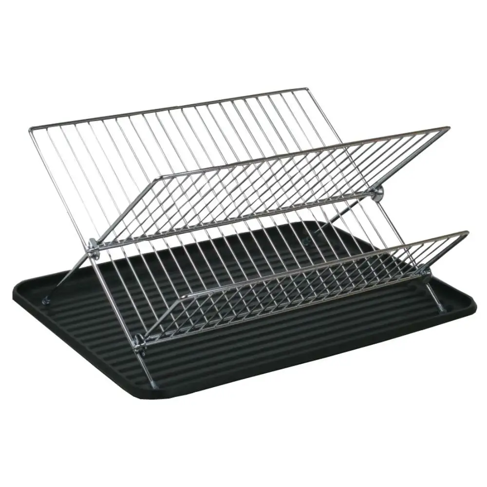 2 Tier Folding Dish Rack - Home & Garden > Storage