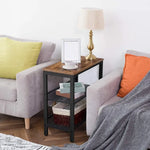 2-Tier Shoe Rack Industrial Shoe Organizer Storage Bench - Furniture > Living Room