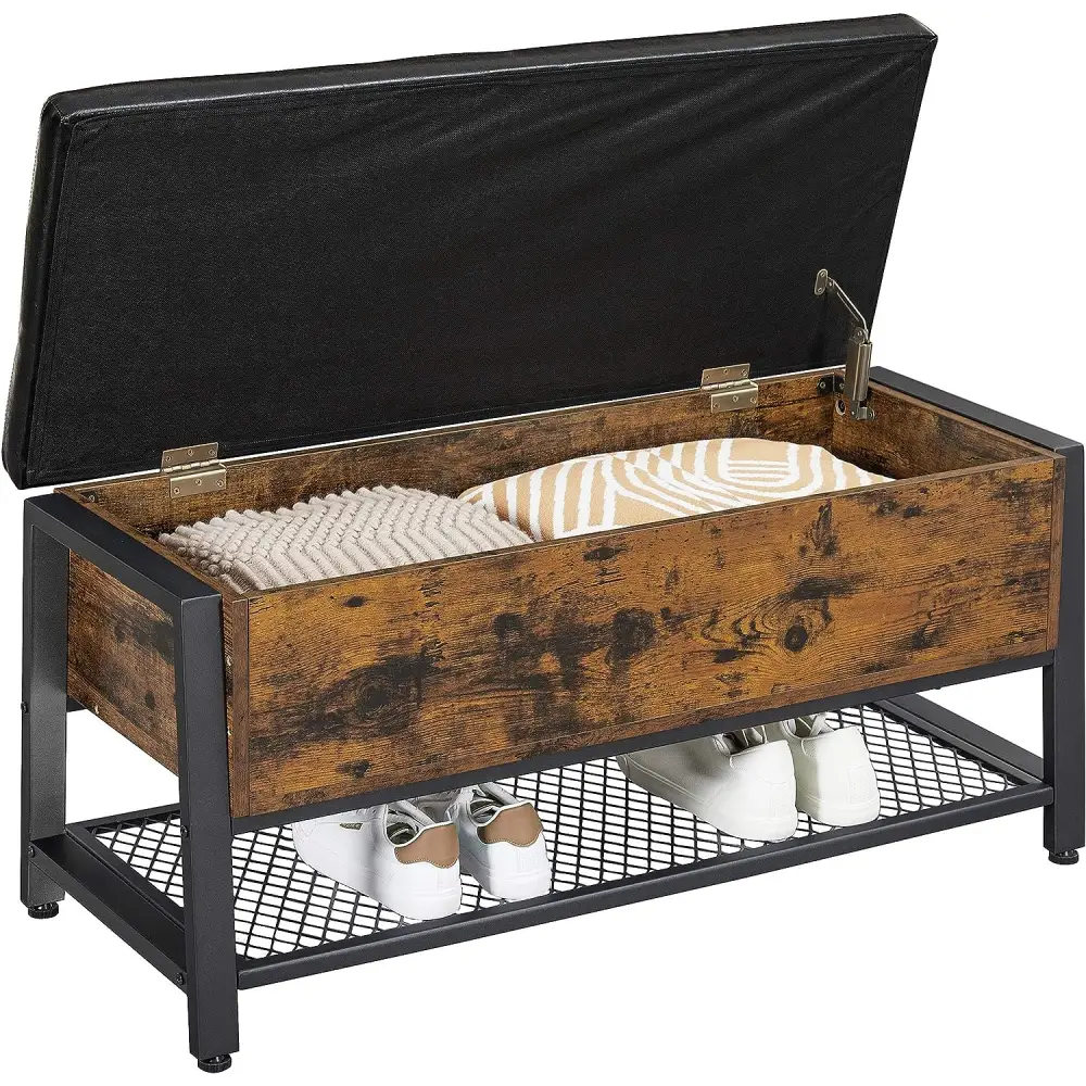 2 Tier Shoe Storage Bench - Furniture > Living Room > Shoe Storage