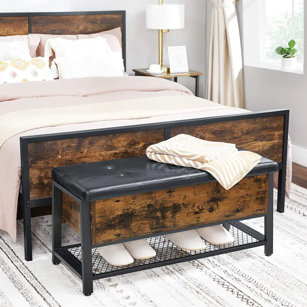 2 Tier Shoe Storage Bench - Furniture > Living Room > Shoe Storage
