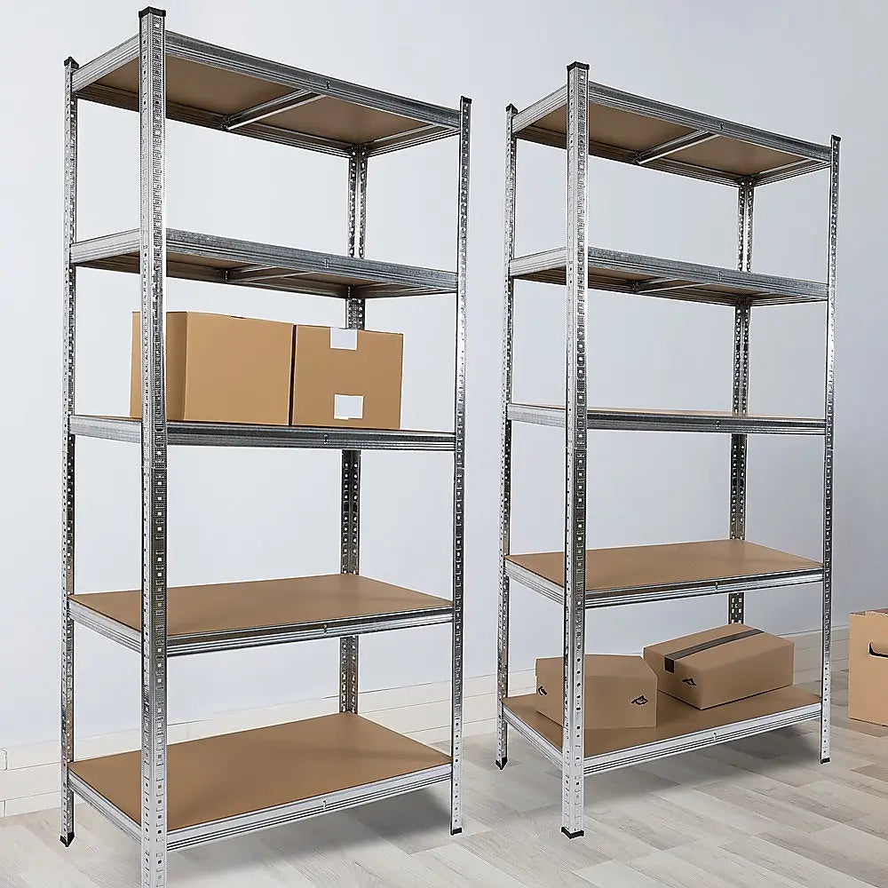 2 x 1.8M Garage Shelving Warehouse Rack Storage Shelves Pallet Racking - Furniture > Office