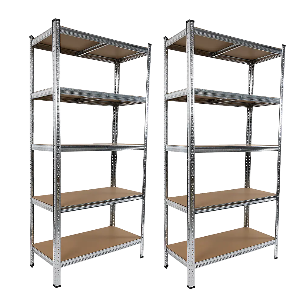 2 x 1.8M Garage Shelving Warehouse Rack Storage Shelves Pallet Racking - Furniture > Office