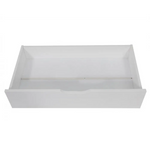 2 x Wooden Bed Frame Storage Trundle Drawers-White - Furniture > Bedroom