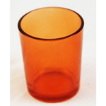 20 Pack Orange Glass Votive Tealight Candle Holders House Party Cenrepiece Xmas Wedding Decor Glass Candlestick Party