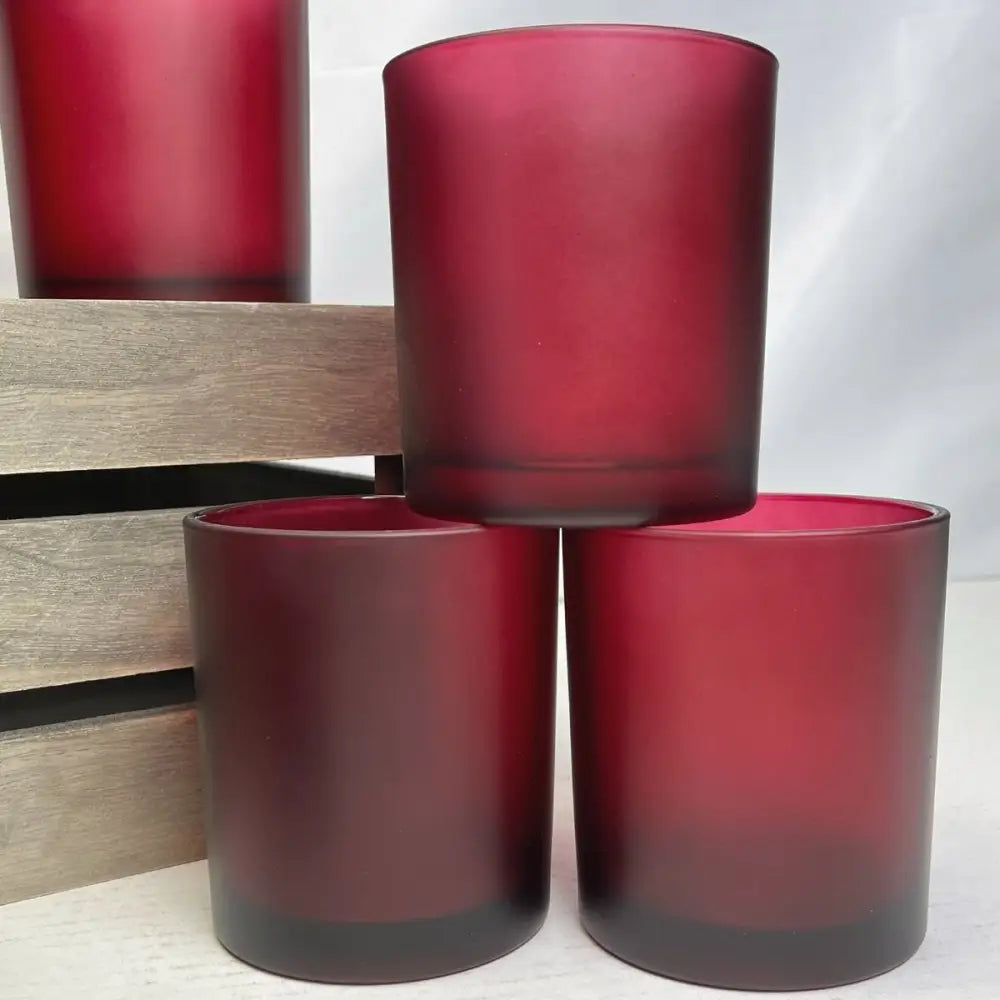 20 Pack Red Frosted Glass Votive Tealight Candle Holders Valentines Day Xmas Wedding Decor Glass Candlestick Party
