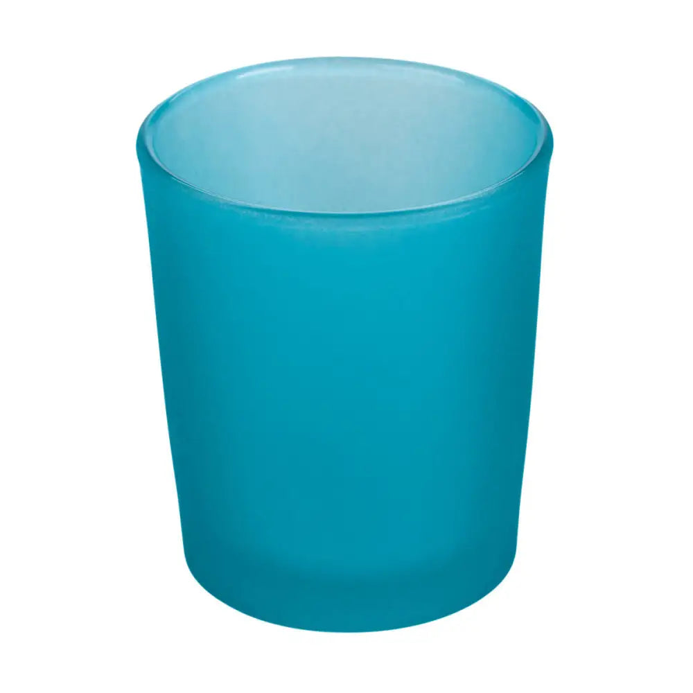 20 Pack Turquoise Frosted Glass Votive Tealight Candle Holders House Party Cenrepiece Xmas Wedding Decor Glass