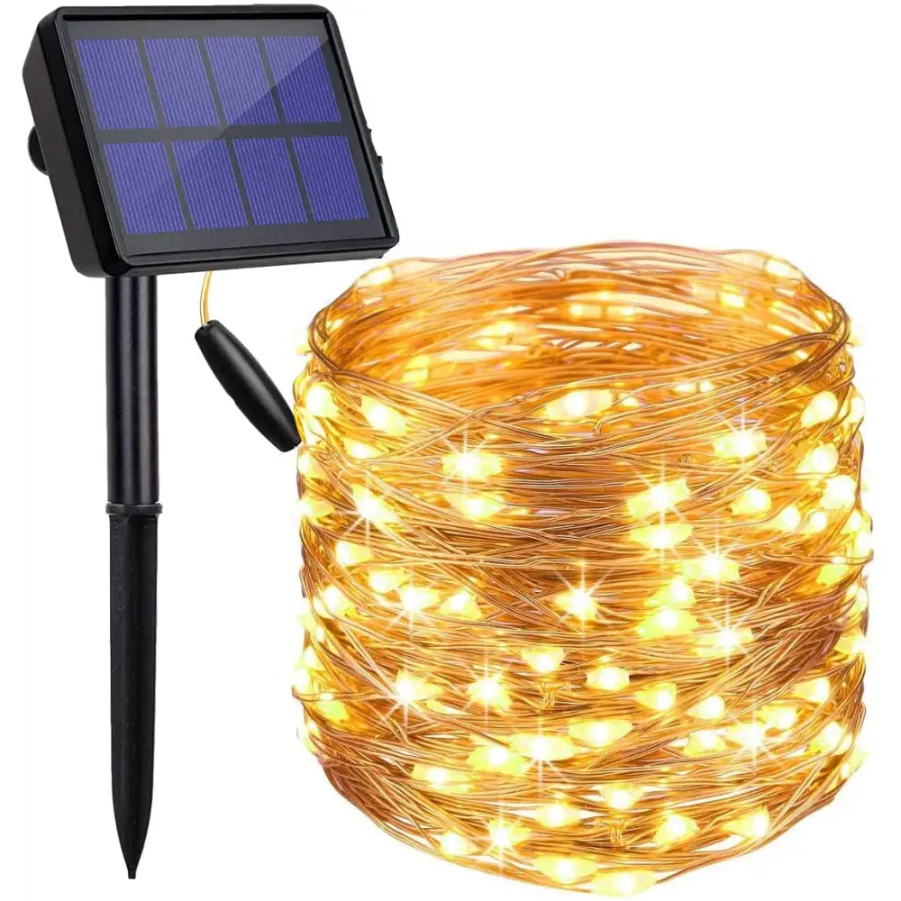 200 Waterproof LED Solar Fairy Light Outdoor with 8 Lighting Modes for Home,Garden and Decoration - Home & Garden >