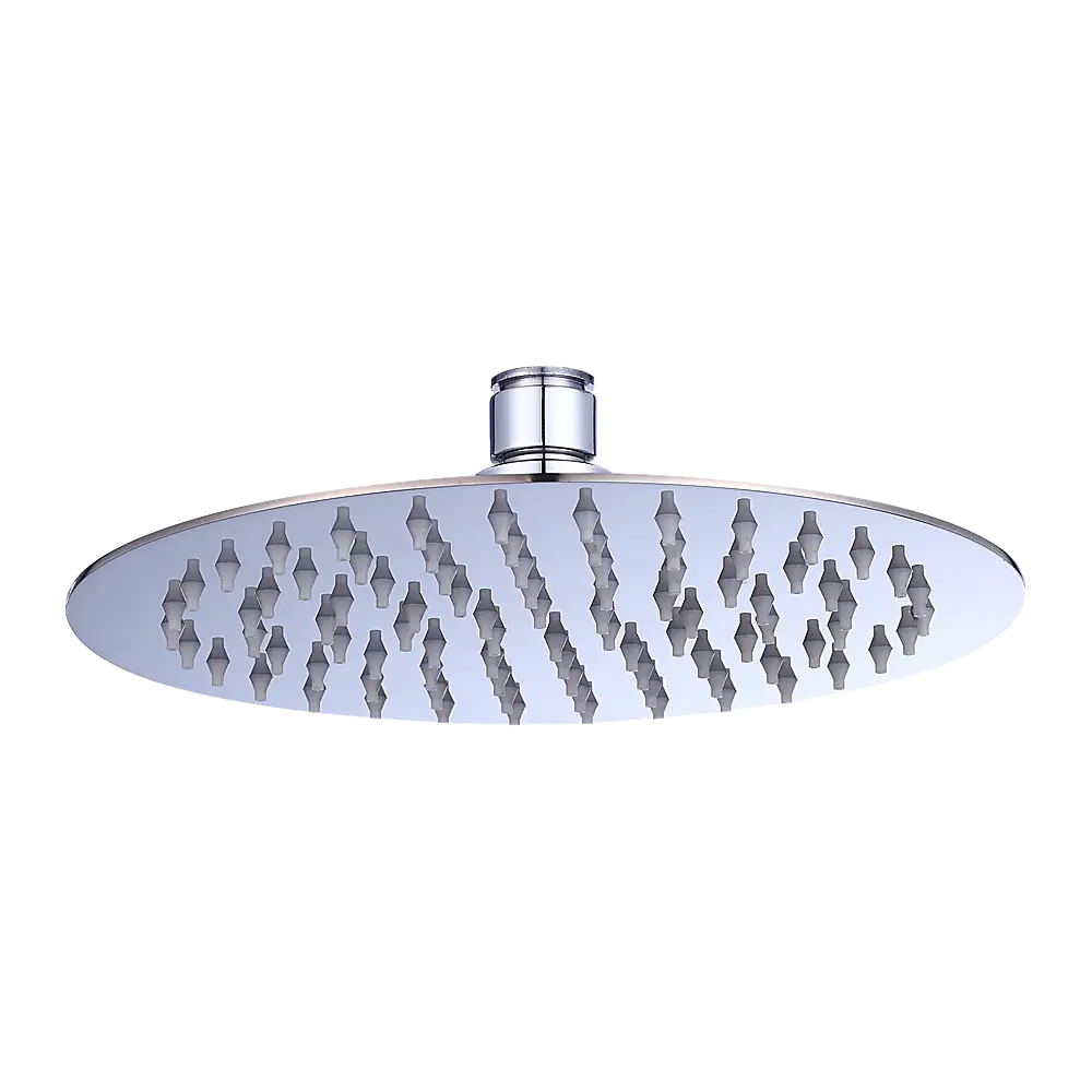 200mm Shower Head Round 304SS Polished Chrome Finish - Furniture > Bathroom