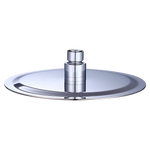 200mm Shower Head Round 304SS Polished Chrome Finish - Furniture > Bathroom