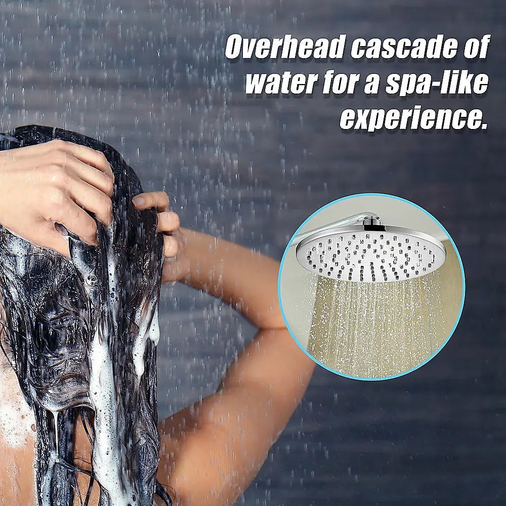 200mm Shower Head Round Chrome Showerhead - Furniture > Bathroom > Shower Heads & Screens