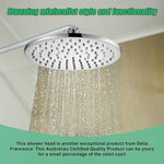 200mm Shower Head Round Chrome Showerhead - Furniture > Bathroom > Shower Heads & Screens