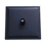 200mm Shower Head Square 304SS Electroplated Matte Black Finish - Furniture > Bathroom