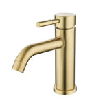 2020 New slim round style basin mount tap low faucet matte black tap mixer spout - Home & Garden > Bathroom Accessories