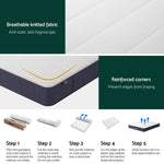 20cm Giselle Mattress Queen Bed Pocket Spring Mattresses - Furniture > Mattresses > Queen Mattress