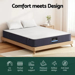 20cm Giselle Mattress Queen Bed Pocket Spring Mattresses - Furniture > Mattresses > Queen Mattress
